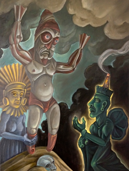 Presentation at the Temple, 2014, oil on canvas, 30 by 40"